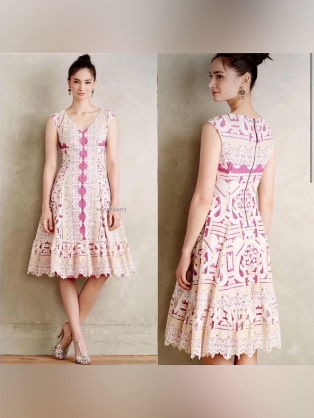 Anthropologie Moulinette Soeurs Versailles Lace Dress